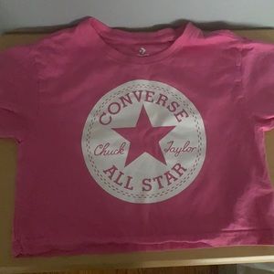 Girls Converse Cropped Tee Size 6X